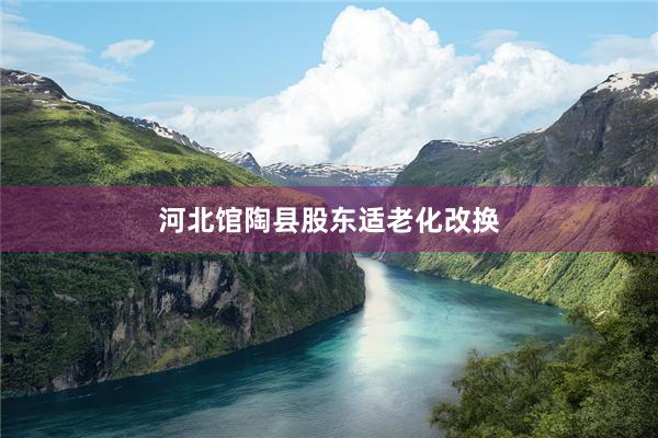 河北馆陶县股东适老化改换