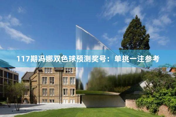 117期冯娜双色球预测奖号：单挑一注参考