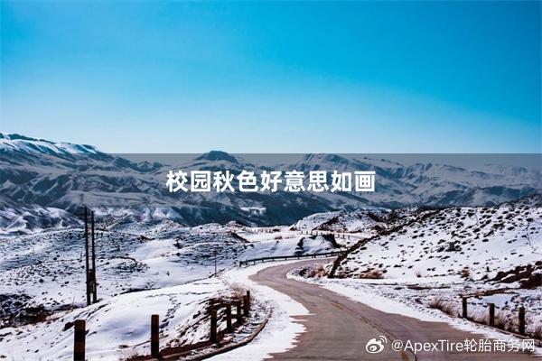 校园秋色好意思如画